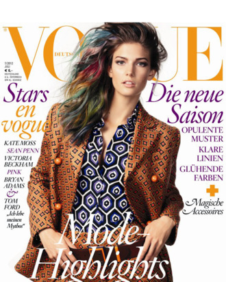 Kendra Spears for German <em>Vogue</em>.