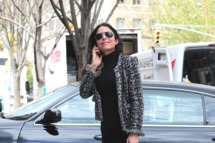 Bethenny Frankel sighting on the streets of Manhattan on April 11, 2012 in New York City.
