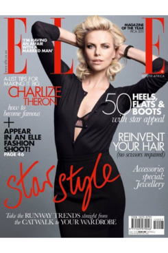 Charlize Theron for <em>Elle</em> South Africa.