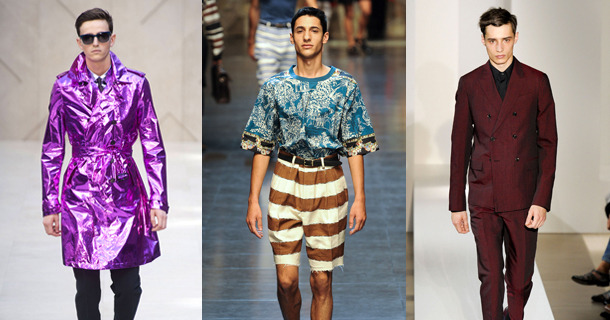 Spring 2013 Menswear Shows: Burberry, Versace, and More