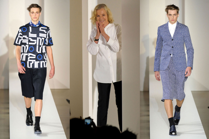 Jil Sander, plus looks from her spring 2013 menswear collection.