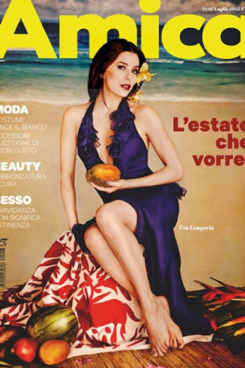 Eva Longoria for <em>Amica</em>.