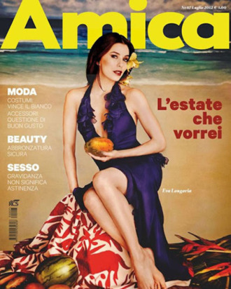 Eva Longoria for <em>Amica</em>.