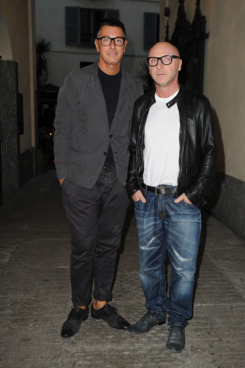 Domenico Dolce and Stefano Gabbana.