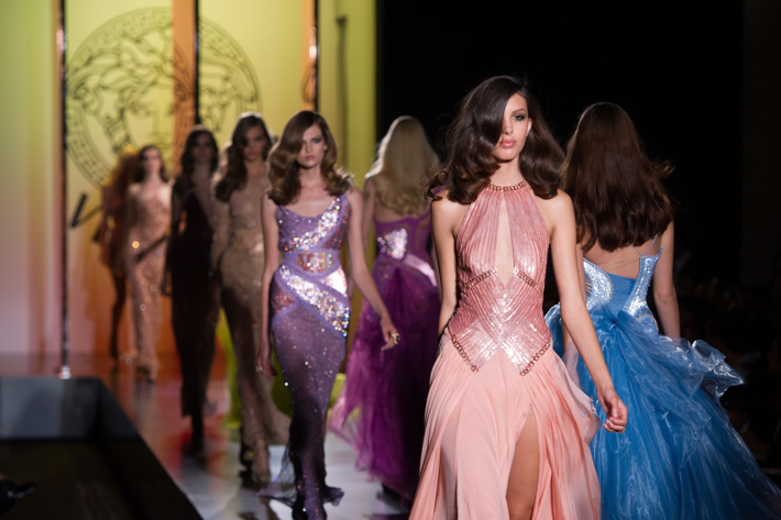 Versace's fall 2012 couture show.
