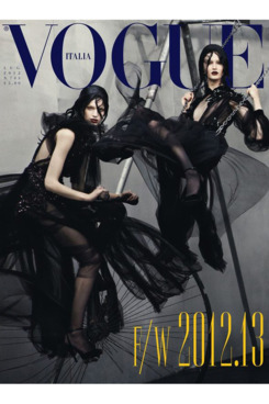 Vanessa Axente and Mackenzie Drazan for <em>Vogue Italia</em>.