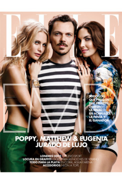 <em>Elle</em> Mexico's July cover.