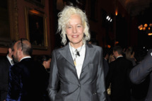 Ellen Von Unwerth attends the celebration of the global launch of the 2012 Pirelli Calendar by Mario Sorrenti gala dinner at the Park Avenue Armory on December 6, 2011 in New York City.