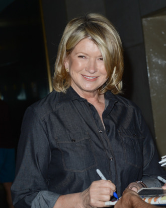 TV personality Martha Stewart leaves the