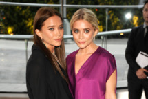 Mary-Kate Olsen and Ashley Olsen attend 2012 CFDA Fashion Awards at Alice Tully Hall on June 4, 2012 in New York City.