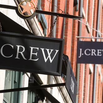 J. Crew Group Inc. signage is displayed outside of a retail store in New York, U.S., on Tuesday, March 1, 2011.