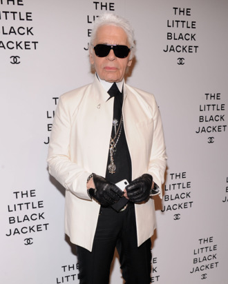Karl Lagerfeld attends Chanel's:The Little Black Jacket Event at Swiss Institute on June 6, 2012 in New York City.