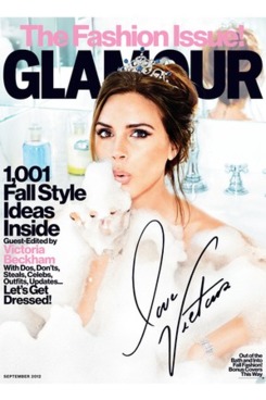 Victoria Beckham for <em>Glamour</em> magazine.