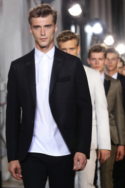 These are models at Pitti Uomo.