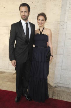 Newlyweds Benjamin Millepied and Natalie Portman.