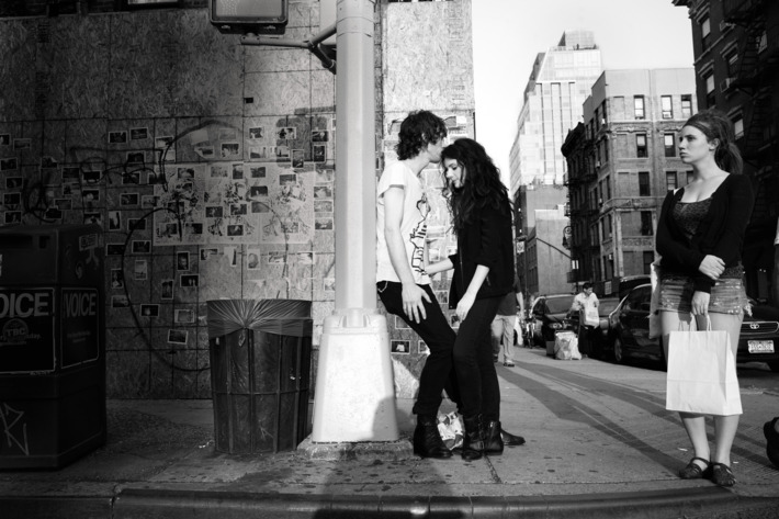 Devon and Alexa on Ludlow St. at Pianos and on street