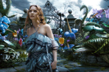 Mia Wasikowska as Alice in "Alice In Wonderland."