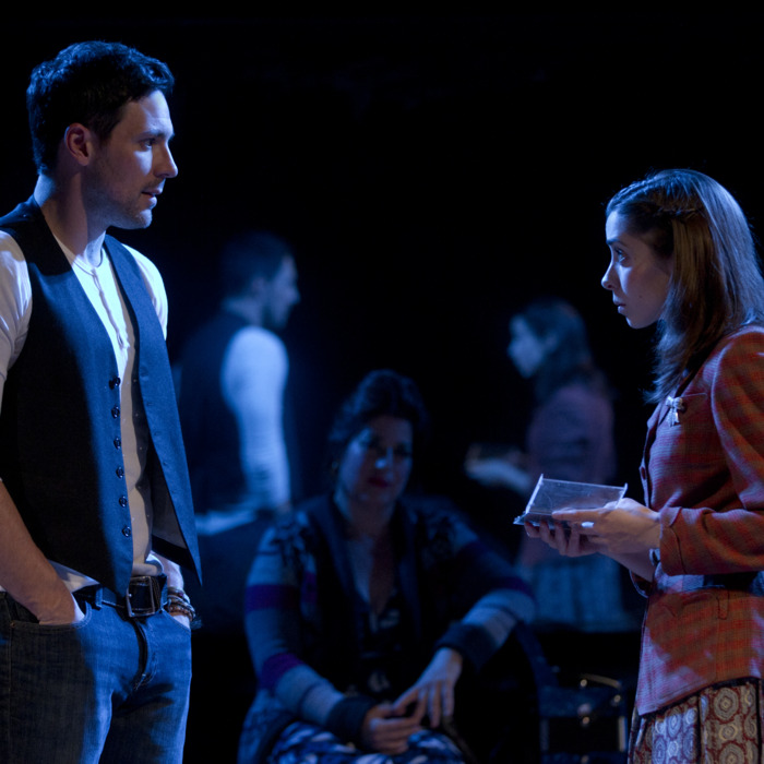 Steve Kazee and Cristin Milioti in