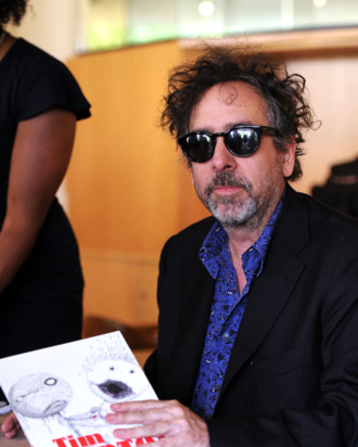 LOS ANGELES, CA - MAY 28: Director Tim Burton signs copies of his Exhibition Catalogue And The