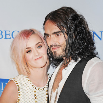 LOS ANGELES, CA - DECEMBER 03: Singer Katy Perry (L) and actor Russell Brand attend the 3rd Annual
