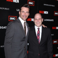Jon Hamm and Matthew Weiner.