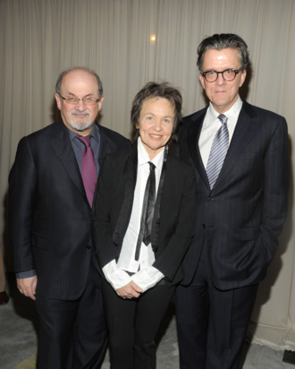 Salman Rushdie, Laurie Anderson, Kurt Andersen==
PRATT INSTITUTE LEGENDS 2011==
7 World Trade Center, NYC==
November 1, 2011==
? Patrick McMullan==
Photo - Patrick McMullan/ PatrickMcMullan.com==
==
