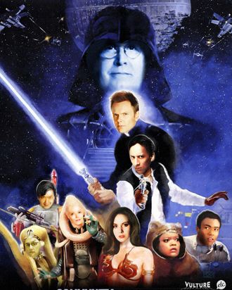 See the Community Cast in a Tweaked Return of the Jedi Poster