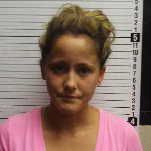 OAK ISLAND, NC - AUGUST 08: In this booking photo provided by the the Brunswick County Sheriff's Department, Jenelle Evans poses for a mug shot August 8, 2011 in Oak Island, North Carolina. Evans, of MTV's