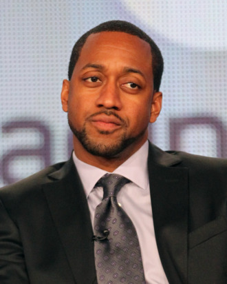 Host Jaleel White speaks onstage during SyFy's 'Total Blackout' panel during the NBCUniversal portion of the 2012 Winter TCA Tour
