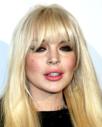 BEVERLY HILLS, CA - FEBRUARY 22: Actress Lindsay Lohan attends Domingo Zapata's Oscar Art Show Presented by Mr. C Beverly Hills on February 22, 2012 in Beverly Hills, California. (Photo by Frederick M. Brown/Getty Images)