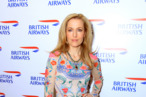 Gillian Anderson at the British Airways gala-dinner in Moscow, Russia