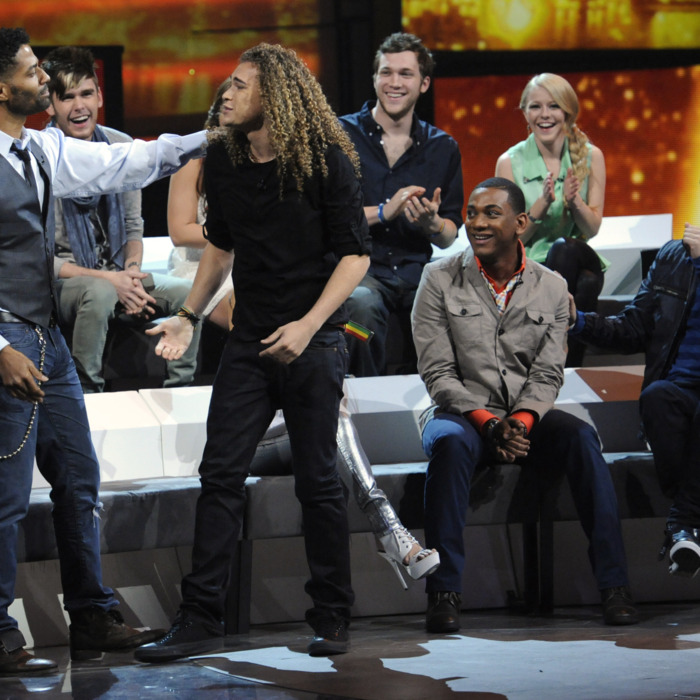 Eric Benet (L) on AMERICAN IDOL airing Thursday, March 29 (8:00-9:00PM ET/PT) on FOX.