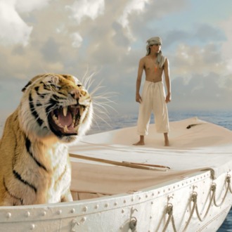 LOP-1 - Pi Patel (Suraj Sharma) and a fierce Bengal tiger named Richard Parker must rely on each other to survive an epic journey.