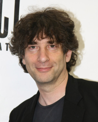 NEW YORK - JUNE 01: Author Neil Gaiman attends the celebration for the world premiere of the musical,