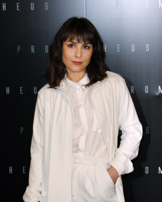 Swedish actress Noomi Rapace poses during a photocall for the Premiere of