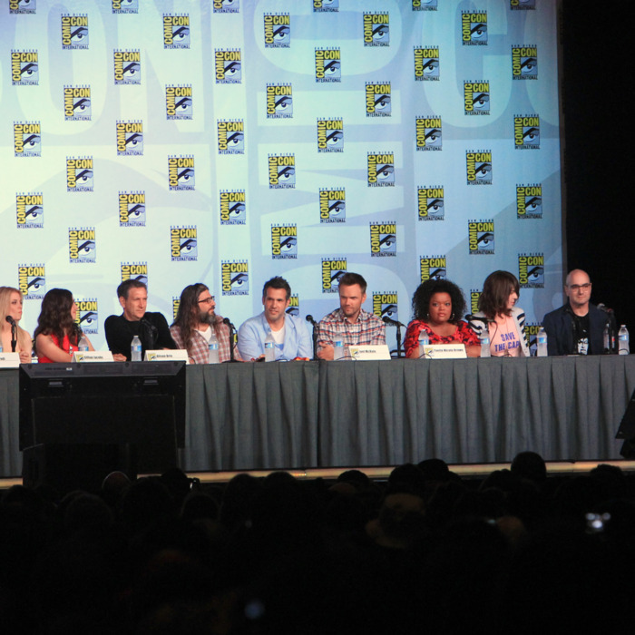 Cast of Community speak at