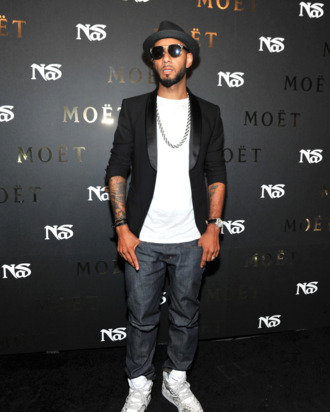 Swizz Beatz attends Moet Rose Lounge Presents Nas' Life Is Good at Bagatelle on July 17, 2012 in New York City.