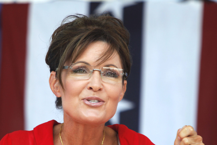 Sarah Palin, former Governor of Alaska and 2008 Republican Vice Presidential candidate speaks at a