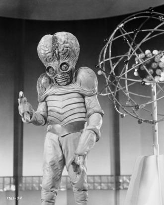 1954: An alien mutant on the planet Metaluna, one of the stars of the sci-fi movie 'This Island Earth', directed by Joseph M Newman.