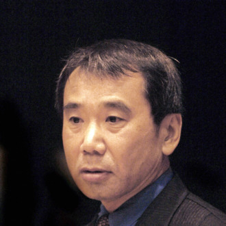 A picture taken on October 30, 2006 shows Japanese writer Haruki Murakami during a ceremony where he received the 2006 Franz Kafka Award in Prague.