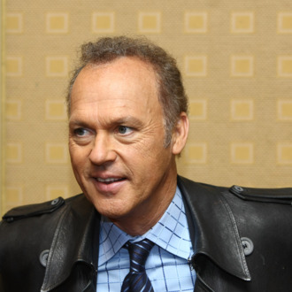 Actor Michael Keaton attends a press conference for