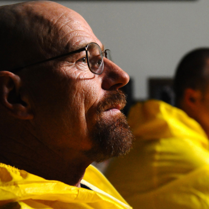 Walter White (Bryan Cranston) and Jesse Pinkman (Aaron Paul) - Breaking Bad - Season 5, Episode3
