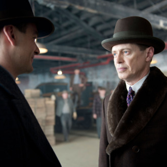 BOARDWALK EMPIRE episode 28 (season 3, episode 4): Charlie Cox, Steve Buscemi.
