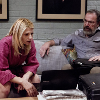 Claire Danes as Carrie Mathison and Mandy Patinkin as Saul Berenson in Homeland