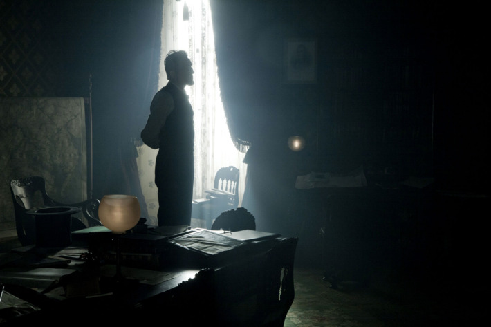 "LINCOLN" - Daniel Day-Lewis stars as President Abraham Lincoln in this scene from director Steven Spielberg's drama "Lincoln" from DreamWorks Pictures and Twentieth Century Fox.