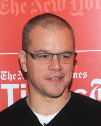 NEW YORK, NY - NOVEMBER 27: Actor Matt Damon attends TimesTalk Presents An Evening With Marion Cotillard, Matt Damon & Gus Van Sant>> at TheTimesCenter on November 27, 2012 in New York City. (Photo by Brad Barket/Getty Images)