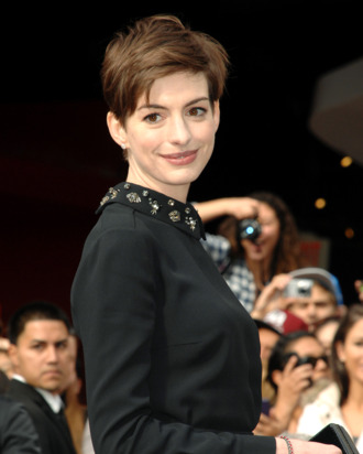 Anne Hathaway - HUGH JACKMAN HONORED WITH A STAR ON THE HOLLYWOOD WALK OF FAME - Hollywood, CA - December 13, 2012