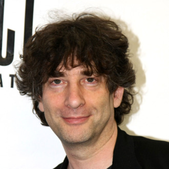 Author Neil Gaiman attends the celebration for the world premiere of the musical,
