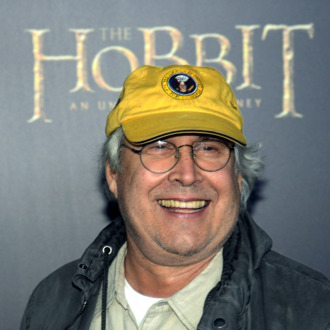 US actor Chevy Chase arrives at the US premiere of