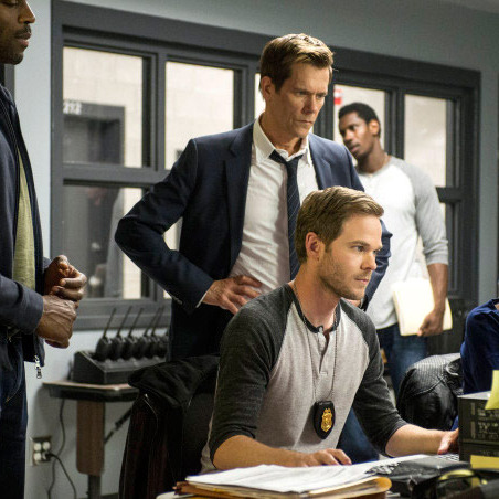 THE FOLLOWING: Agents Rilley (guest star Billy Brown, L), Weston (Shawn Ashmore, R) and Ryan Hardy (Kevin Bacon, C) dive deeper into the history of Joe Carroll's psyche in the "Chapter Two" episode of THE FOLLOWING airing Monday, Jan. 28 (9:00-10:00 PM ET/PT) on FOX. ©2013 Fox Broadcasting Co. CR: David Giesbrecth/FOX